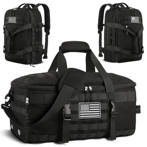 Gym Bags for Men, Large Tactical Duffle Bag Backpack with Shoe Compartment, 3... - Picture 1 of 6
