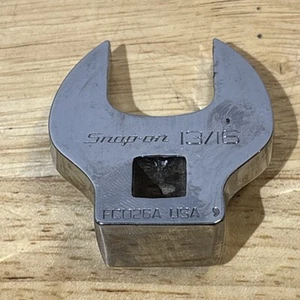 Snap On 13/16" Open End Crowfoot Socket Wrench 3/8" Drive FCO26A USA READ - Picture 1 of 9