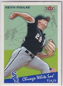 Juego de equipo Fleer Tradition 2002 de béisbol de los Medias Blancas de Chicago con SP - Imagen 1 de 1