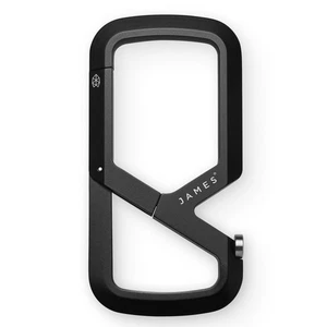 JAMES° Mehlville Machined Carabiner with Dual Compartment Design to Securely ... - Picture 1 of 7