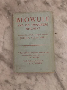 Beowulf and The Finnesburg Fragment Hall, John R. Clark.1963 Hardback - Picture 1 of 12