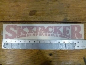 Skyjacker LARGE Windshield WHITE Die Cut Sticker Decal - Picture 1 of 1