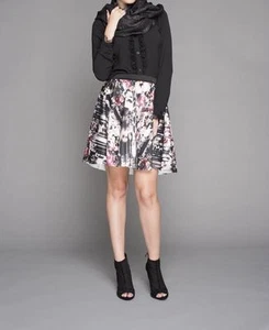 MAIDOMA 7545 Gonna ruota svasato stampa floreale cerimonia falda M-L skirt - Imagen 1 de 1