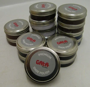 GALA PREMIUM SHOE POLISH SCHUHPFLEGE VIELE FARBEN BLAU BORDEAUX HELLBRAUN 50ml - Bild 1 von 8