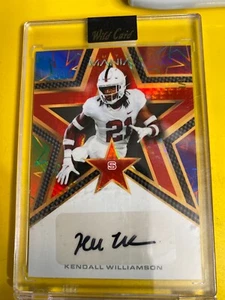 DA75813 2023 WILD CARD Auto    Mania Kendall Williamson  RC 1/1 - Picture 1 of 2