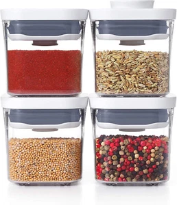 OXO Good Grips 4-Piece Mini POP Container Set, Clear (11236100) - Picture 1 of 10