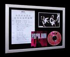PEARL JAM Alive GALLERY QUALITY FRAMED MUSIC CD DISPLAY+EXPRESS GLOBAL SHIPPING