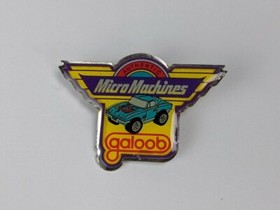1990's Galoob Micro Machines Promotion Pin Metal Enamel
