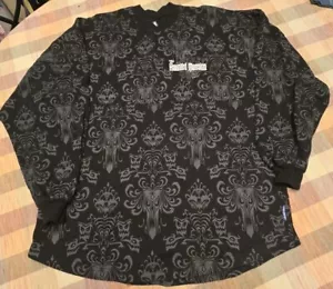 Camiseta deportiva resplandeciente espíritu oscuro papel tapiz mansión embrujada de los parques de Disney Disneyland S - Imagen 1 de 5