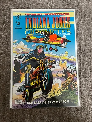 Cómics de Dark Horse - The Young Indiana Jones Chronicles 1992 #5 en estado bastante bueno JP Foto 1 de 2