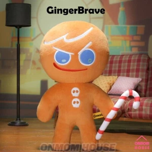 Cookie Run Kingdom GINGERBRAVE Soft Official Plush Dolls 11" - Picture 1 of 4