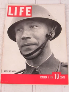 Life Magazine October 3, 1938 Czech Defender - Imagen 1 de 7