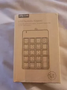 Jelly Comb USB Numeric Keywpd 2.4 GHz Compact Black Plug And Play New In Box - Picture 1 of 5