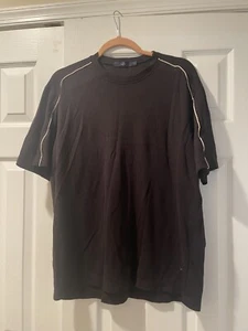 z zegna mens t shirt black size L - Picture 1 of 3