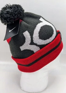 Nike KD Beanie Pom Winter Knit Cap NBA Durant Youth Sz 8/20 NEW - University Red - Picture 1 of 5