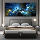 Blue Black Cloud Abstract Canvas Wall Art Home Decor Poster Canvas Print Picture
