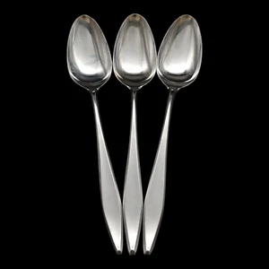 3 Montgomery Ward Lynn Teaspoons - 6 1/4" vtg Stainless Steel Japan - Picture 1 of 4