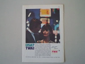 advertising Pubblicità 1963 TWA - Picture 1 of 1