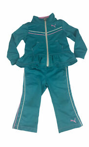 Puma Sport Baby Girls 18M Fleece Polyester Suit Pants Jacket