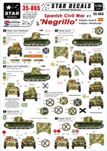 Star Decals 1/35 Panzer I Spanish Civil War 'Negrillo' decals 35865 x - Picture 1 of 2