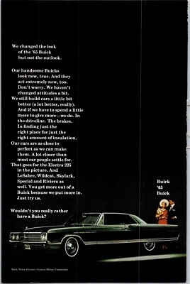 PRINT AD 1965 Buick Electra 225 6.5 x 10 - Image 1 of 3