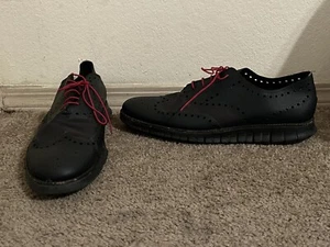 Cole Haan Zerogrand Os Men’s Oxford Sneakers Causal Comfort Business Sz 13 Black - Picture 1 of 9