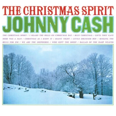 Johnny Cash - The Christmas Spirit -Reissue - 180g Blue Vinyl LP - NEW & SEALED - Image 1 of 4
