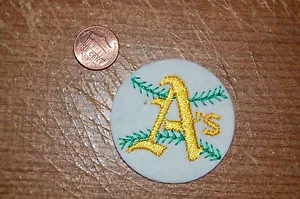 Oakland Athletics A's 2" Circular Patch Baseball - Picture 1 of 1