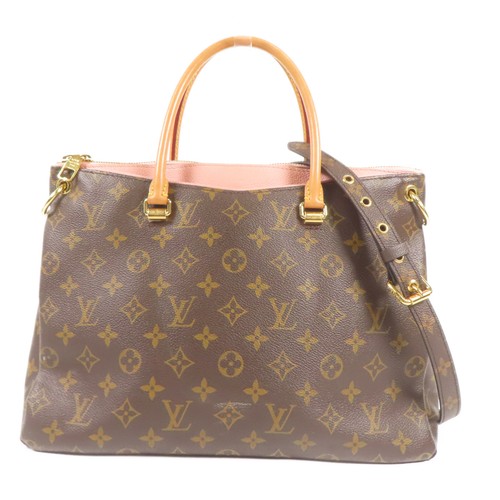 LOUIS VUITTON（LV） Borsa a tracolla Louis Vuitton LV GHW Pallas MM 2 vie M43400 monogramma marrone rosa