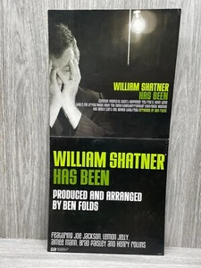 Obra de arte de portada plegable William Shatner Has Been cartulina delgada promocional   - Imagen 1 de 12