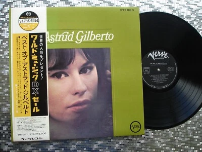 Astrud Gilberto ~ Best Of Astrud Gilberto ~ Vintage LP  67/68 OBI Verve SMV-2001 - Image 1 of 4