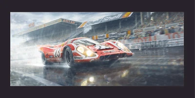 PORSCHE 917K 1970 24 Horas Le Mans Hermann impresión artística mate S/N LE150 19x9 Foto 1 de 4