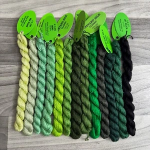 13 SKEINS WILTEX VINEYARD SILK CLASSIC MERINO WOOL THREAD NEEDLEPOINT LOT - Picture 1 of 1