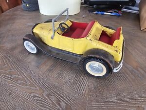 VINTAGE NYLINT PRESSED STEEL MODEL T ROADSTER HOT ROD TOY CAR W/RUMBLE SEAT