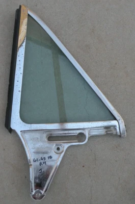 THUNDERBIRD QUARTO JANELA DE VENTILAÇÃO VIDRO PASSAGEIRO LADO DIREITO 61-63 1961-1963 FORD1 - Imagem 1 de 4