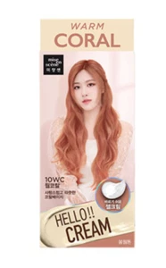 [MISE EN SCENE] HELLO CREAM color Hair Dye BLACKPINK  [ 10WC Warm Coral ] Sale! - Picture 1 of 1