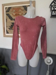 Urban Outfitters Out From Under Backless Ribbed Bodysuit Rose Bnwt Size Large - Picture 1 of 4