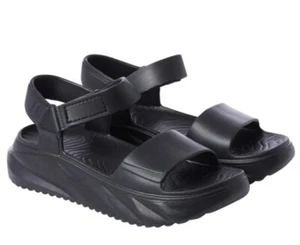 32 Degrees Ladies' Size Medium (7.5-8.5) EVA Strap Sandal, Black - Picture 1 of 6