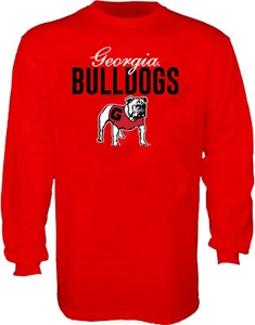 Camiseta para hombre Georgia Bulldogs roja Best Dawg manga larga - Imagen 1 de 5