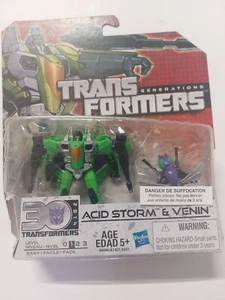 2014 acid storm & venin Transformers Generations Thrilling 30 Hasbro MOC - Picture 1 of 3
