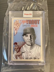 Mike Trout, Angels - TOPPS PROJECT 70, Card#420 Artist Mister Cartoon, MINT - Picture 1 of 4