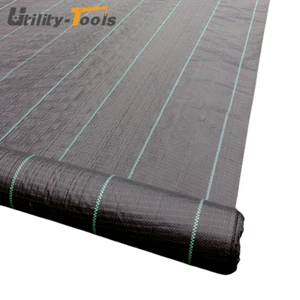 3×300FT 3.2oz Heavy Duty Landscape Weed Control Fabric Membrane Garden Ground - Picture 1 of 9