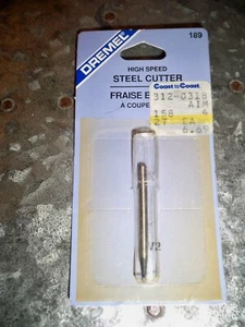 Genuine Dremel Bit High Speed Steel Cutter #189 NEW in PACKAGE OEM Carving round - Picture 1 of 2