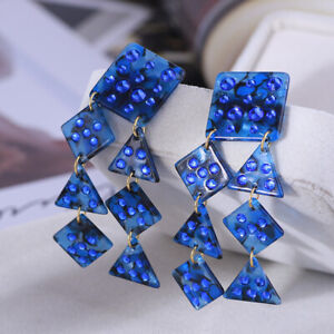 LeLe Sadoughi Spotlight Chandelier Earrings Sapphire Blue