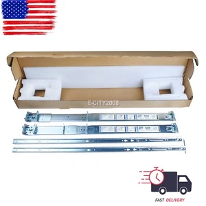 New For Dell PowerEdge R640 R440 R6415 1U Static Ready Rails Rail Kit 053D7M @US - Picture 1 of 11