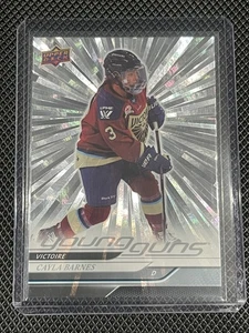 Cayla Barnes - 2024-25 PWHL Upper Deck Young Guns #70 - Montreal Victoire - Picture 1 of 2