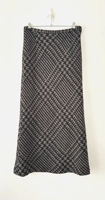 Alexon Wool & Silk Bias Long Skirt Women's Tweed Lined VTG Thick Size 14 - Image 1 of 4