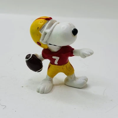 Figura vintage de fútbol americano Peanuts Snoopy Foto 1 de 3