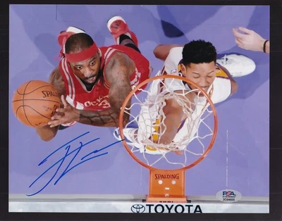 Foto autografiada de Ty Lawson 8x10 Houston Rockets JSA auténtica Foto 1 de 3