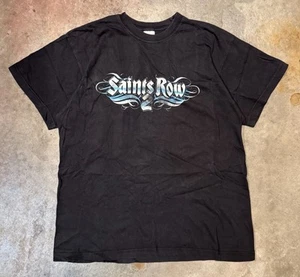 Vintage VTG Y2K 2000s Saints Row Video Game Promo GTA Grand Theft Auto Shirt L - Picture 1 of 2